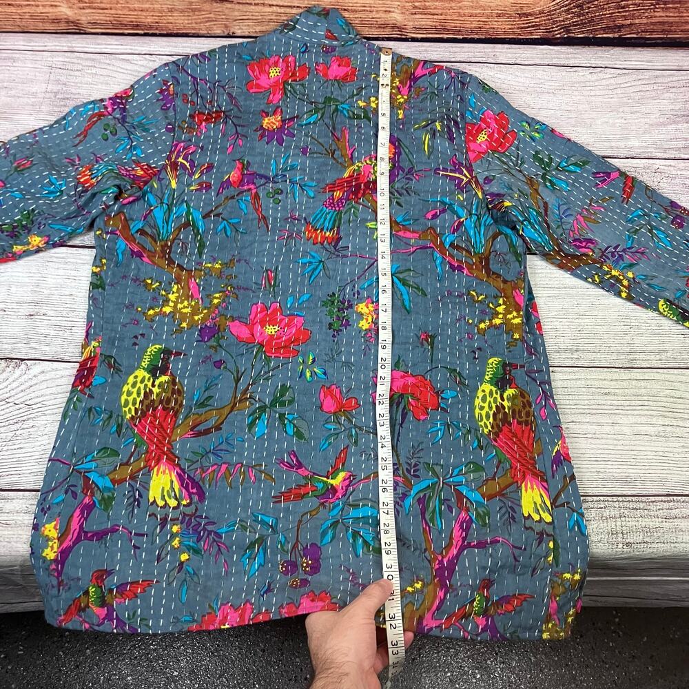 Kimono Dave Floral & Bird Print Kimono - Picture 8 of 8